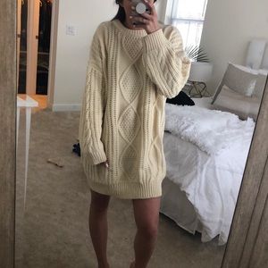 Chicwish oversized chunky sweater dress